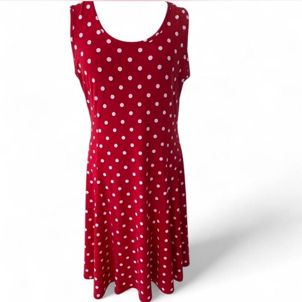 Susan Graver Red and White Polka Dot Garment